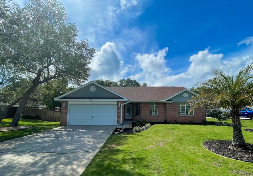 ** BE SURE TO CHECK OUT THE 3D MATTERPORT TOUR** Nice home located in the desirable Spanish Trace Estates! This all brick, well maintained home has a split bedroom floor plan and the sellers will install a brand new roof prior to closing!!  The home features 3 bedrooms, 2 bathrooms, a kitchen with a full appliance package and great room with vaulted ceilings.   The yard is large with a privacy fence, sprinkler system, and fire pit. The seller is also willing provide a $500 credit for landscaping. Come see this home today!