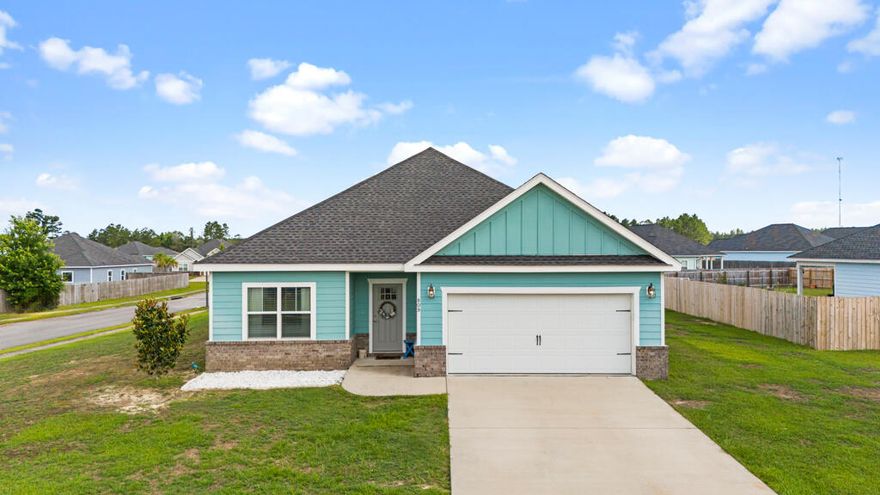 AVAILABLE NOW!  For rent or sale, whichever comes firs.  This 4-bed, 2-bath, 1,991 sf sits on 0.34-acre corner lot in Cross Creek. Featuring an open layout, granite countertops, stainless steel appliances and large kitchen island. This home includes 32 solar panels, keeping electric bills next to nothing and offering long-term savings.  Community pool and playground. Just under 30 minutes to the beach and EOD Schoolhouse, and about 40 minutes to Eglin AFB, this home offers comfort, savings, and convenience.  Dont miss it!