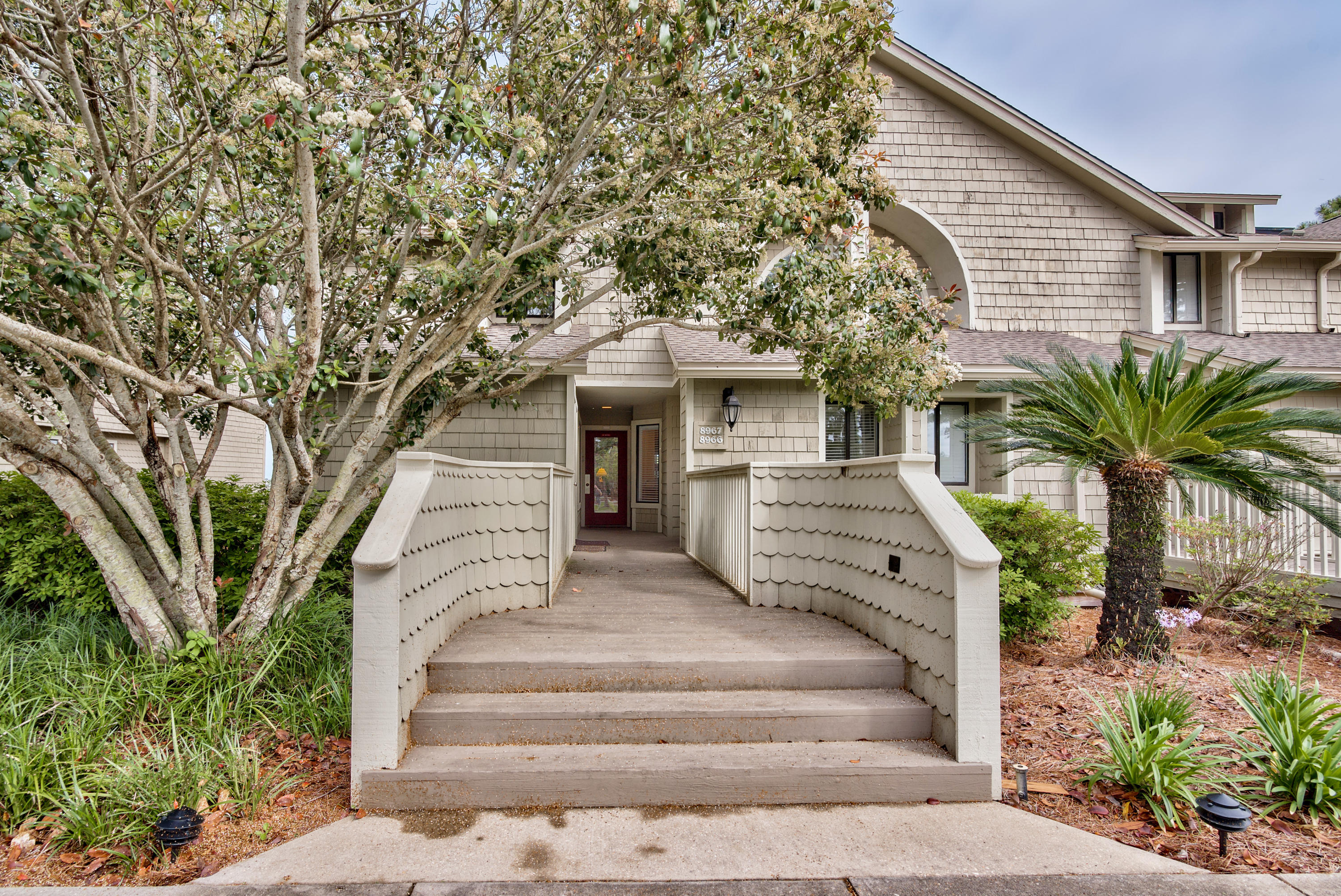 LOWEST PRICED 2 BDRM UNIT IN SANDESTIN RESORT. DON'S MISS OUT! Large 2bdrm/2ba - 1st floor END UNIT. Larger than others because of the enclosed dining room with WATER VIEWS across Horseshoe Bayou and out to the Bay. NEW 2-ton Heat Pump HVAC SYSTEM, July 2016. Large Master Bedroom window also with FULL WATER VIEWS. Full kitchen renovation w/quartz countertops. Breakfast nook in kitchen, sitting area in the master bdrm, large walk-in closets in both bdrms and big owners closet, separate master dressing area - W/C. New Dryer & Microwave April-2016. Lovingly cared for by the owners who used it as a retreat. Private rental, never on a commercial program. Good rental history available. Sold fully furnished & rental ready. Best location in the complex. End unit with side windows.
