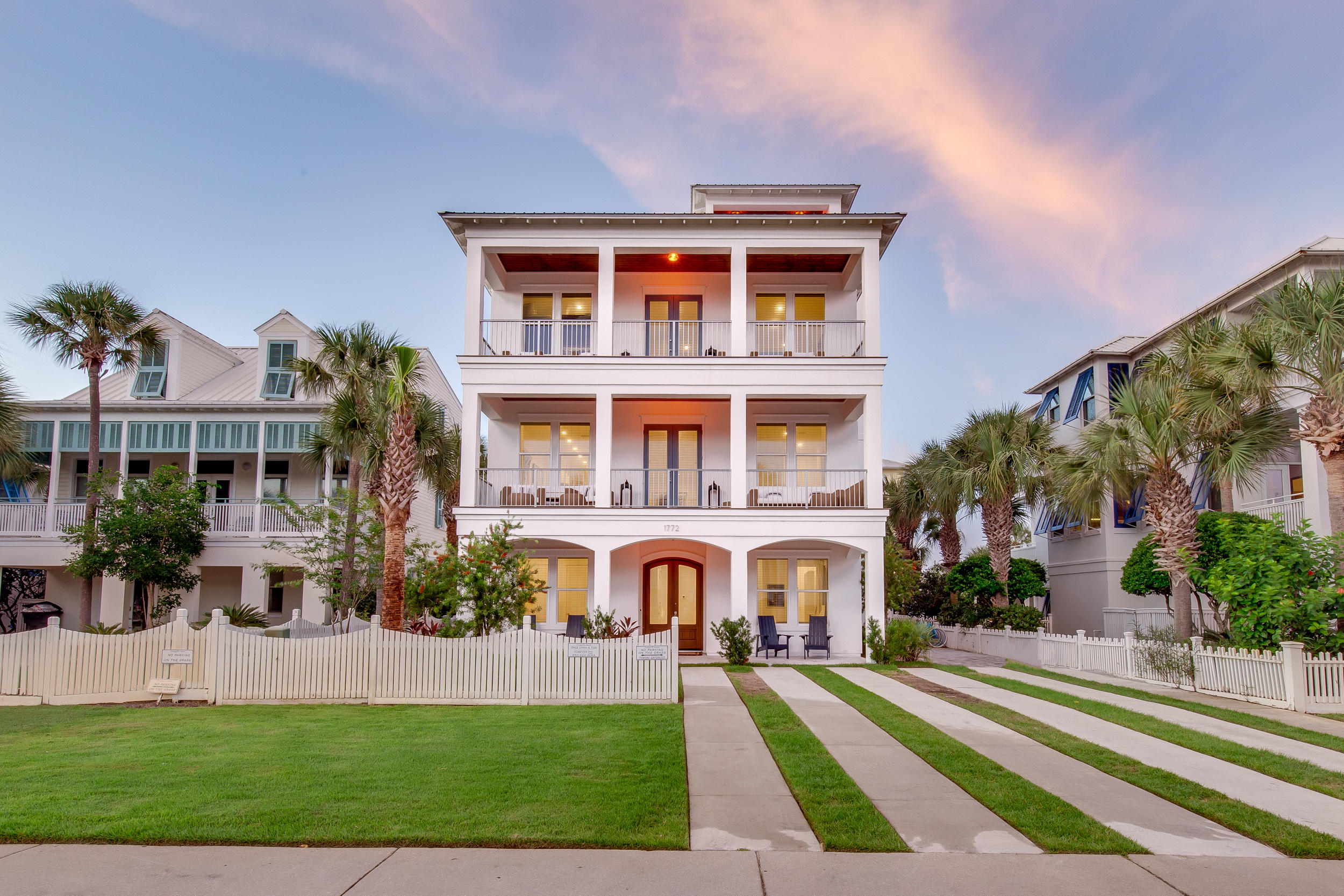 Welcome to 1772 Scenic Gulf Drive - A fully furnished 6BR/6.1BA+bunk room four level home designed to maximize functionality and appointed with sophisticated contemporary furnishings. This newly completed beach house represents some of the finest in new construction and offers excellent income opportunity with over $100,000 in gross revenue during the first partial year on the rental program and 2021 rental income projections exceeding $200,000. Notable features include multiple indoor and outdoor living areas, private elevator, built in bunkbeds, indoor/outdoor surround sound system, 10 foot ceilings, vinyl plank flooring, crown molding, shiplap walls as well as a home security system for peace of mind.