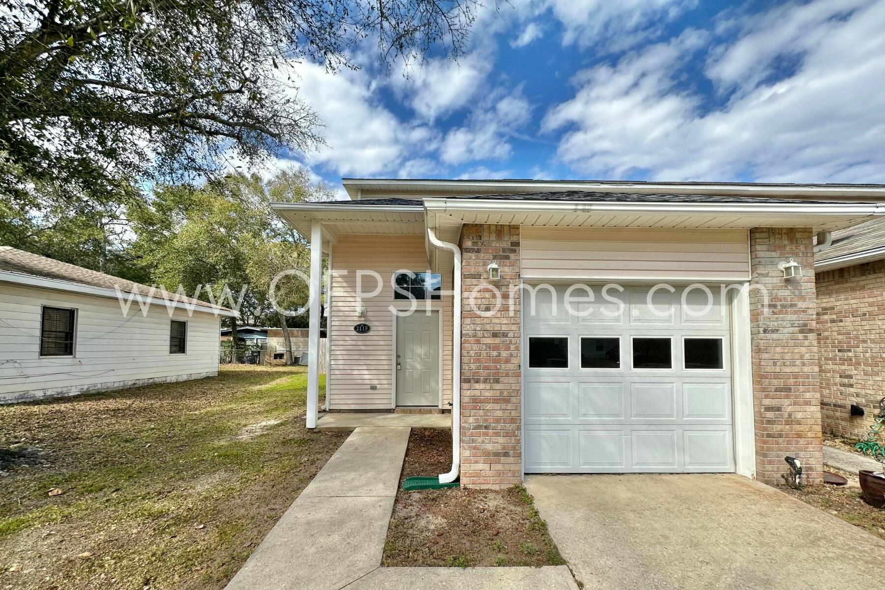 Available Now! This charming 2-bed, 2.5-bath townhome is located just a couple of blocks from historic downtown Fort Walton Beach. Featuring two spacious primary suites, each with its own private bathroom, this home offers both comfort and convenience.Enjoy an easy commute to Eglin and Hurlburt Field, and you're just minutes from beautiful Okaloosa Island.No smokingPets allowed upon approval (non-refundable pet fee required)Washer/Dryer included AS ISMinimum 600 FICO credit score requiredApplicants must meet rental criteria All applicants are required to complete an application on https://onefamilypropertyservices.petscreening.com/ regardless of if they own a pet or not. Applicants with an ESA are also required to complete the application.

** Fees Required once an application is approved include, but may not be limited to: Security Deposit, Non-Refundable Fees (cleaning and rekey), $20 Certified Mail Fee, and Pet Fees (when applicable).