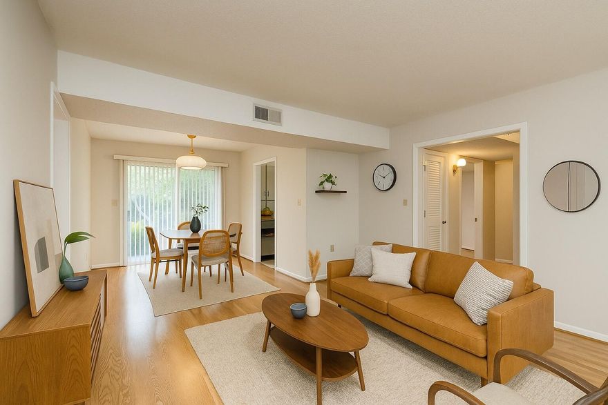 Charming Ground-Floor Condo with Pool Access in the Heart of Niceville! This freshly painted condo features an inviting open-concept living and dining area with abundant natural light and access to a private patio through sliding glass doors. The galley-style kitchen is both functional and stylish, showcasing granite countertops and upgraded cabinetry.Both bedrooms are spacious with ample closet space. It has low maintenance laminate and tile flooring throughout. Great opportunity for someone who would like to down size or would make an investment property. Laundry facilities in the building as well as a community pool.