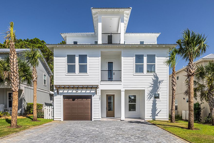 $250,000 PRICE IMPROVEMENT! Lowest price per square foot of any property in the Frangista community built in 2020 or newer! This stunning brand new furnished home is located in the gated community of Frangista Beach, boasting 7 bedrooms, 7 bathrooms, & 3856 ft. of living space. Built by Boswell Builders, a trusted name in the construction industry renowned for their quality workmanship, this home is a prime example of superior design and construction. The property features finely appointed finishes, multiple entertainment decks, and a private pool, making it the epitome of modern luxury.This home has exceptional quality and is close proximity to beautiful, pristine beaches that the area has to offer.