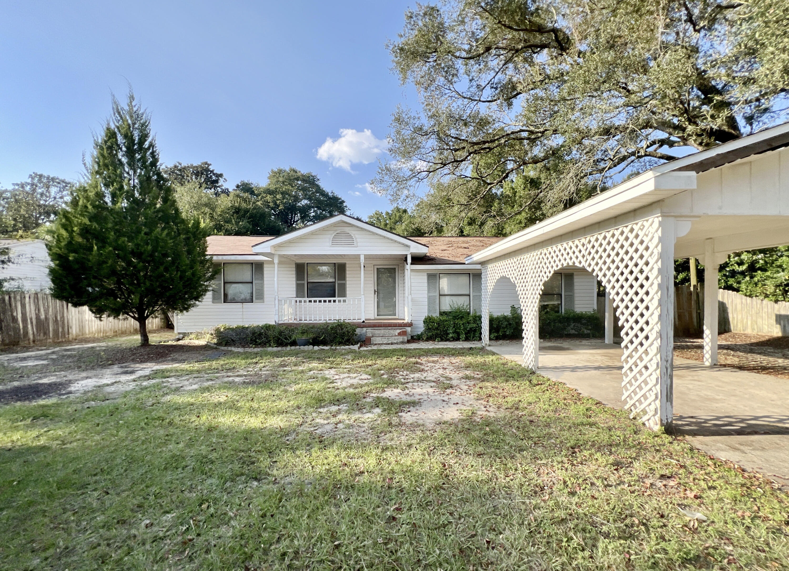 Just 3 miles to DownTown Pensacola and 1/2 mile from Bayou Chico, this REO home just might be the one! At just over 1500sf, this 3 bedroom 2 bath home has a detached carport, fenced back yard and a non functioning in-ground pool. What makes this property super interesting is the massive 20x60 workshop. The possibilities are endless with this shop. The original home has 2 bedrooms and 1 bath. The addition houses the kitchen, den, master bed and master bath. Due to repairs needed, this home will not qualify for typical financing, therefore cash or rehab loans only!. Call today!