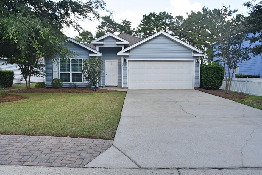 Welcome to this beautifully updated 4 bedroom 2 bath home in Schooner Landing at Hammock Bay, Freeport, FL. This home is perfectly situated, backing up to the vibrant playground and pool area, making it an ideal location for those who enjoy outdoor activities. With four spacious bedrooms and two full bathrooms, this home offers ample space for comfortable living. The property is set to be available August 1, 2025. As a resident, you will have access to a range of amenities including a state-of-the-art fitness center, a community pool for those warm summer days, a playground for outdoor fun, and a BBQ area perfect for hosting gatherings. Experience the perfect blend of comfort, convenience, and community in this beautiful home. HOA, Basic Cable, Lawn Maintenance and Garbage included.