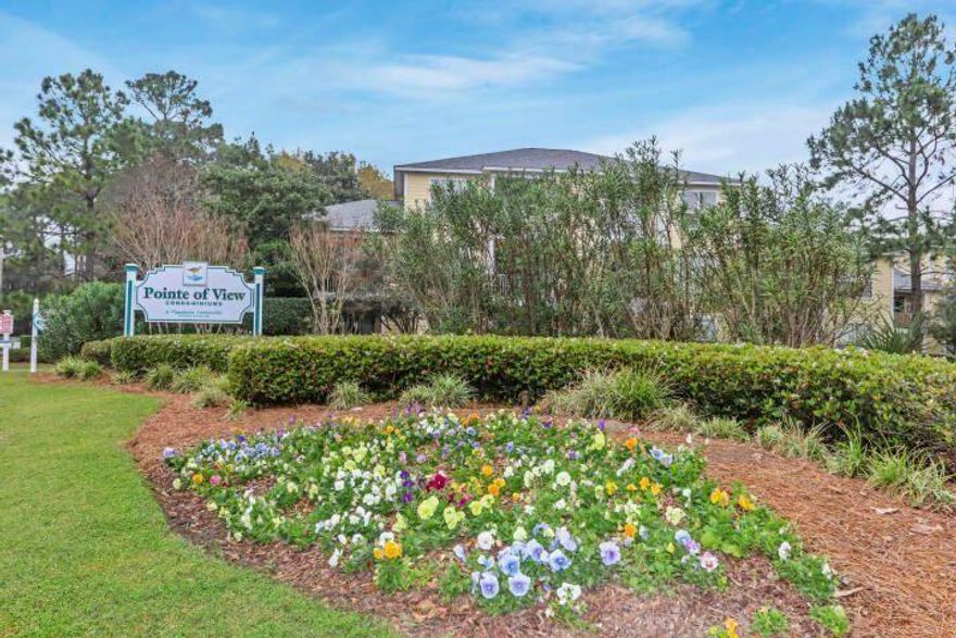 This 1 bdrm/1bth would make a great investment property or a vacation getaway. This unit is a ground floor unit, close to the Beaches and Bay. The property is walking distance to the Grande Blvd as well as Baytowne. Unit comes with all Appliances, Coin operated Laundry room.