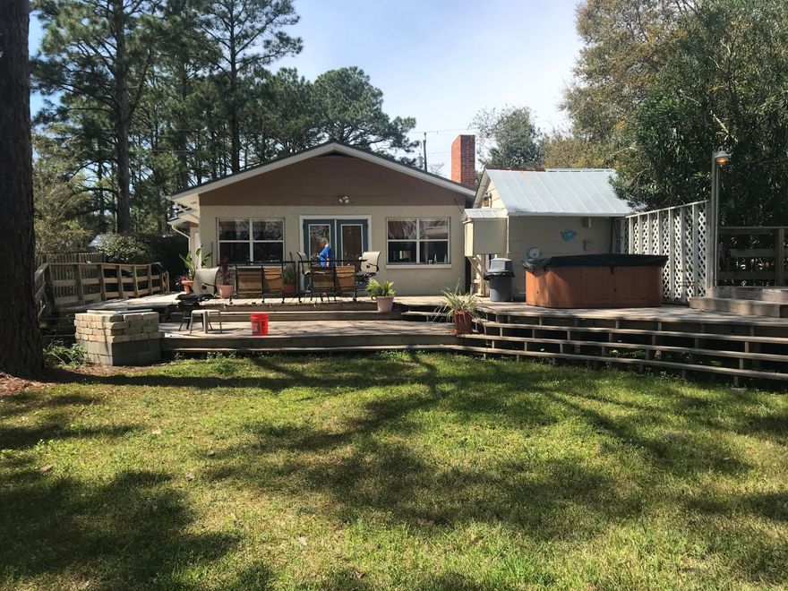 Home south of Hwy 30A and overlooks Eastern Lake , one of South Waltons premier Coastal Dune Lakes. Enjoy kayaking, yolo boarding or keep your pontoon boat at the dock for cruising. Easy beach access at end of street or take your boat to the beach. Located in quiet neighborhood and convenient to all the restaurants and shops along 30A. Home is currentyly a 2 BR 2 BA but has plenty of room to expand. .