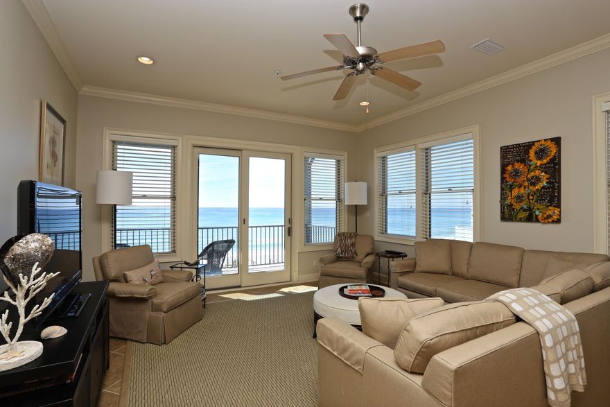 Rarely available, much sought after, pristine gulf front residence, situated on the western corner of Journey's End, provides beautiful views from every room. An open floor plan creates a relaxed flow, while large windows and doors provide an abundance of natural light throughout. This immaculately kept residence has never been rented and will be sold fully furnished (with a few expections). This low density complex, built in 2007, provides an escape from the ordinary. With only ten residences, the complex has a friendly and charming atmosphere. Come see it for yourself. View, views, and more views.