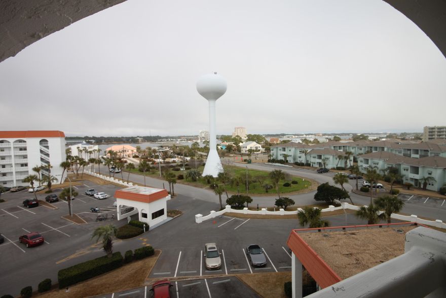 This 2 Bedroom 2 Bath unit is on the 6th floor of building 1. You have a great view of the Gulf from the balcony. and a lovely view of the sound from the kitchen window from the bright and updated Kitchen. Guest bath has stand alone shower. Newly painted throughout . Just steps away from the fitness center, tennis court, Basketball court, Heated pool and the Beach and second pool. You will find BBQ gills at the end of each building .
