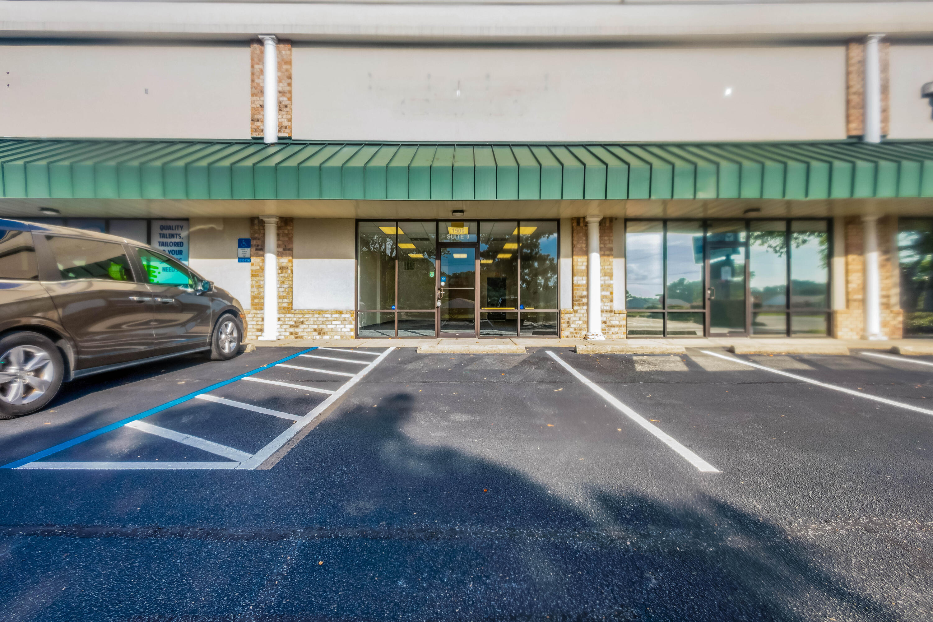 Retail/Office space located near Hurlburt Field in West Fort Walton Beach! The space has a daily traffic count of 32,000 and is located between Hurlburt Field, Eglin AFB and downtown Fort Walton Beach. The unit has 800 rentable square footage. The property has plenty of open, storefront parking, security cameras, and onsite management office. Rent includes water & sewer utilities, along with common area maintenance. Schedule your showing today!