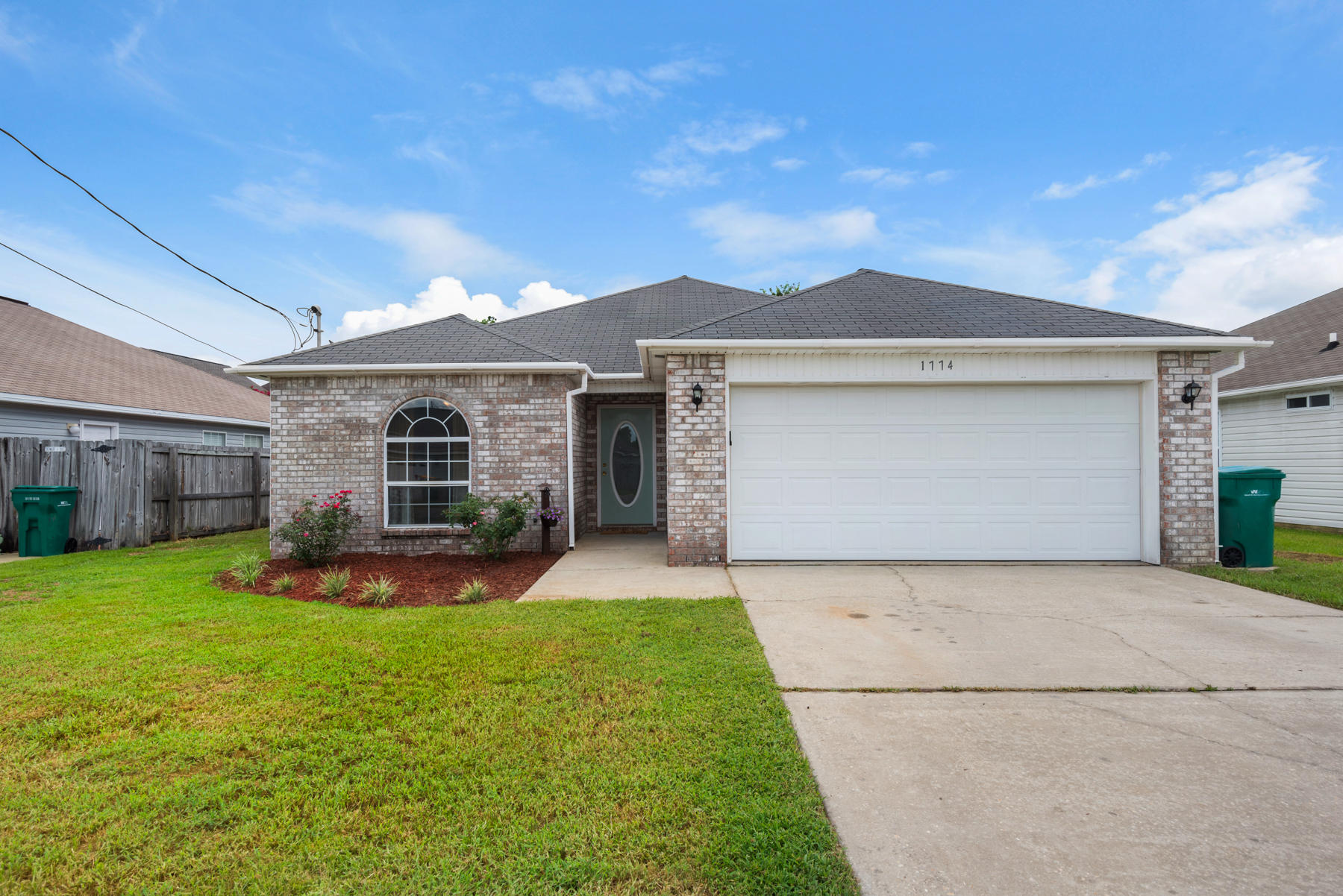 Welcome home to 1774 Old Ranch Road! This is a well-maintained family home with several interior updates, located close to all military bases, and zoned for great schools! New front landscaping creates good curb appeal on this privately owned street (maintained by the HOA). The two car-garage is large enough for 2 vehicles, beach toys, bicycles, and the laundry space. As you enter the home, you'll find tile flooring leading to a functional mud room space and bonus space. The bonus/storage room could be converted to an interior laundry room or used for storage, an office, or play/art room. At the front of the house is the large eat-in kitchen with lots of counter space, full-sized pantry, and lots of natural light! The combo dining/living area creates an open floor plan feel and is great...
