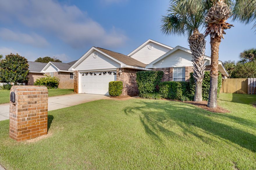 Single level home with a 2 car garage with deeded beach access and a neighborhood pool is ready for you to move in!  Lowest price home south of 98 is located in a precious neighborhood, Seaspray, one block in from Scenic Gulf Drive, with beach access, restaurants, shopping and more nearby.   The home is meticulously cared for - only used by family when they were able to visit the beach.   Open living space, split floor plan, plenty of room for family and friends.  Perfect as your primary home, vacation home or as an investment property located this close to the beach with the community pool nearby. Kitchen appliances, vinyl plank flooring, HVAC installed in 2017. New water heater and updated irrigation system in 2020.