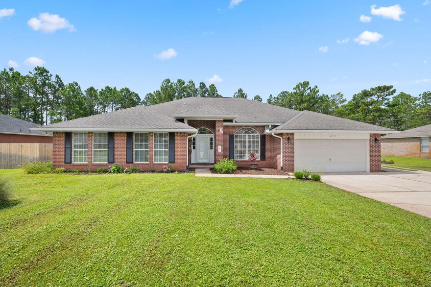 Welcome to this beautiful, spacious, 4 bed, 3 bath, 2 car garage brick home in Holley By The Sea. Featuring an extra bonus room, perfect for a home office, additional bedroom, or entertainment area. The large, open family room leads into the oversized kitchen, featuring granite countertops, tiled backsplash, soft close drawers, kitchen island with additional cabinet space, and the dining area. The primary suite features a tray ceiling, double vanity, walk-in tiled shower, and 2 walk-in closets. The 3 additional bedrooms and 2 full bathrooms offer plenty of space for family and guests. Enjoy some time on the screened in patio that overlooks the large backyard with a variety of fruit trees and garden beds with smart irrigation to keep up that green thumb and a 24x16 workshop with loft space