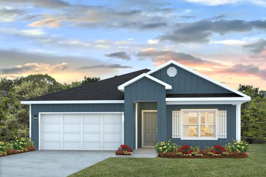 The Cali plan features four bedrooms with one that can be used as a den or office. EVP flooring throughout all common areas of the home and each bedroom has plush carpets with a pad. The kitchen is open and spacious with a center island and includes a pantry, beautiful cabinetry, and granite countertops.