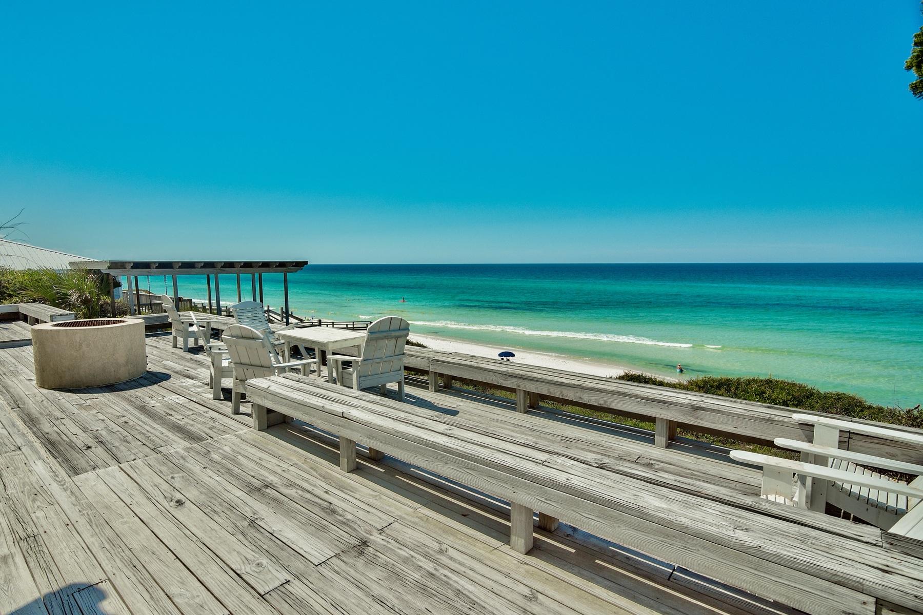 80 FEET OF BEACH FRONTAGE! Buffered from the street by a little Florida forest of indigenous vegetation, this spectacular gulf front lot opens to panoramic views and beachfront grandeur. With more than 80 feet on the Gulf of Mexico, this nicely wooded home site is conveniently situated in Seacrest Beach between WaterSound and Alys Beach. Located on a high elevation vantage point with a private staircase to the pearl white sandy beach, you can walk, swim, relax and entertain in the finest style not often found along this stretch of the Emerald Coast. Independence is the byword here. Nearly half an acre, or 20,000 square feet to be exact, is generous space in which to stretch out and dream.