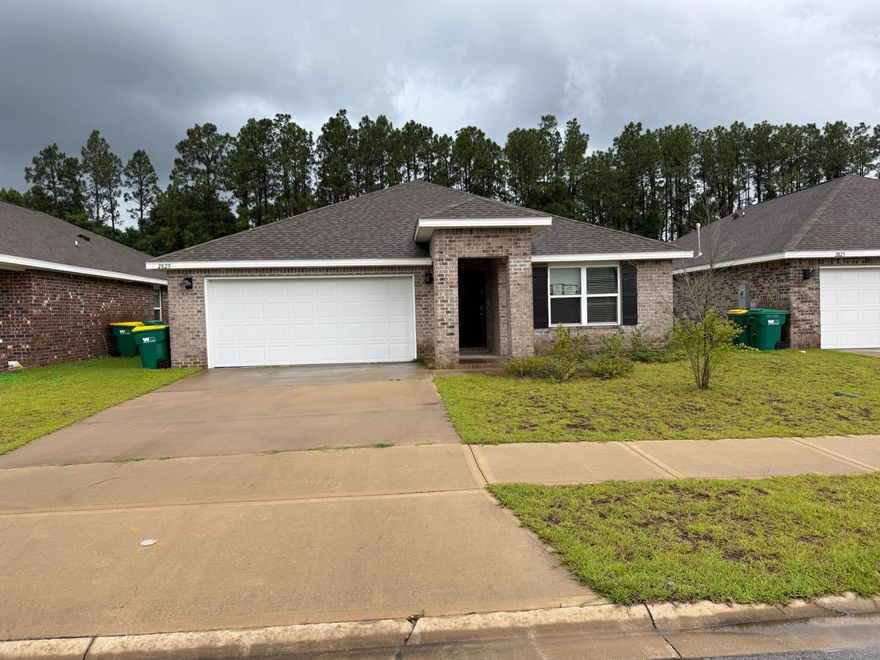 Nestled in the quiet south east Crestview, you have a short drive to the grocery store just north and if you head south, you're 30 minutes from the beautiful Emerald Coast. This 4 bedroom, 2 bathroom home features a well sized fenced in backyard and garage perfect for entertaining along with an oversized living room and dining area. There is also a beautiful community pool. This home is being sold AS-IS.