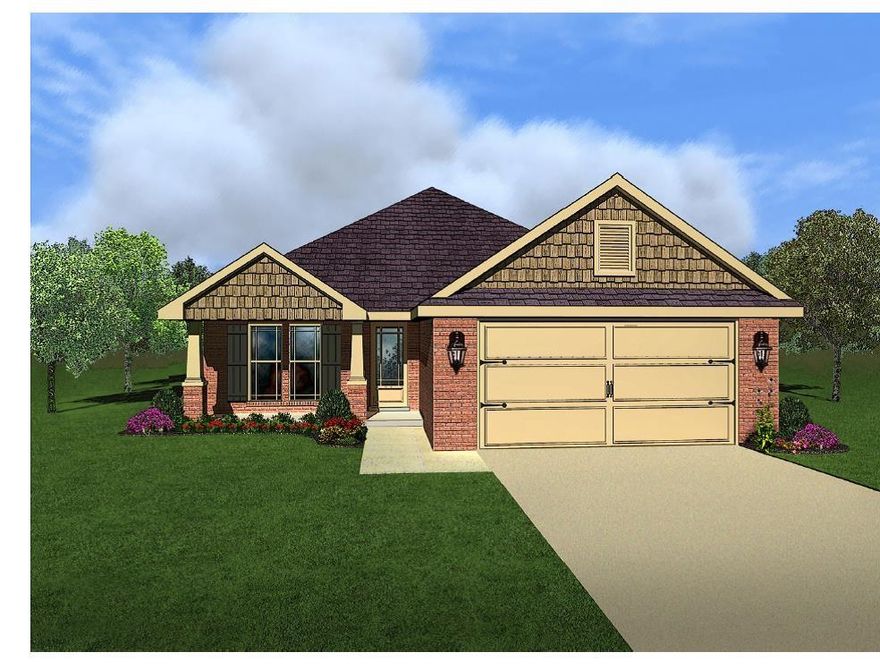 The Isabella is a one story floor plan which is 1,948 square feet featuring 4 bedrooms and 2 baths located in South Crestview and just minutes to Interstate 10. Covered front and back porches and a 2 car garage. Wide foyer as you enter the home. Open kitchen with large island and dining area. The kitchen opens up to the great room with access to the back covered porch. The private master suite offers a large walk in closet, separate shower, garden tub and granite double vanity. The 3rd and 4th bedrooms are separated by another full bathroom with shower/tub combination. Listing Broker/Sales Associate has ownership interest in the property. Photos are of a similar home.