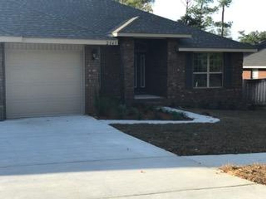 This beautiful all electric home comes with 4 bedrooms/3 baths. Sodded yard with sprinkler system, and a gorgeous landscaping package. All the wet areas are covered in beautiful NAFCO flooring. Master bath has a separate shower and garden tub. This home also has a fireplace with a raised hearth. Relax in the back yard on the large covered back porch.