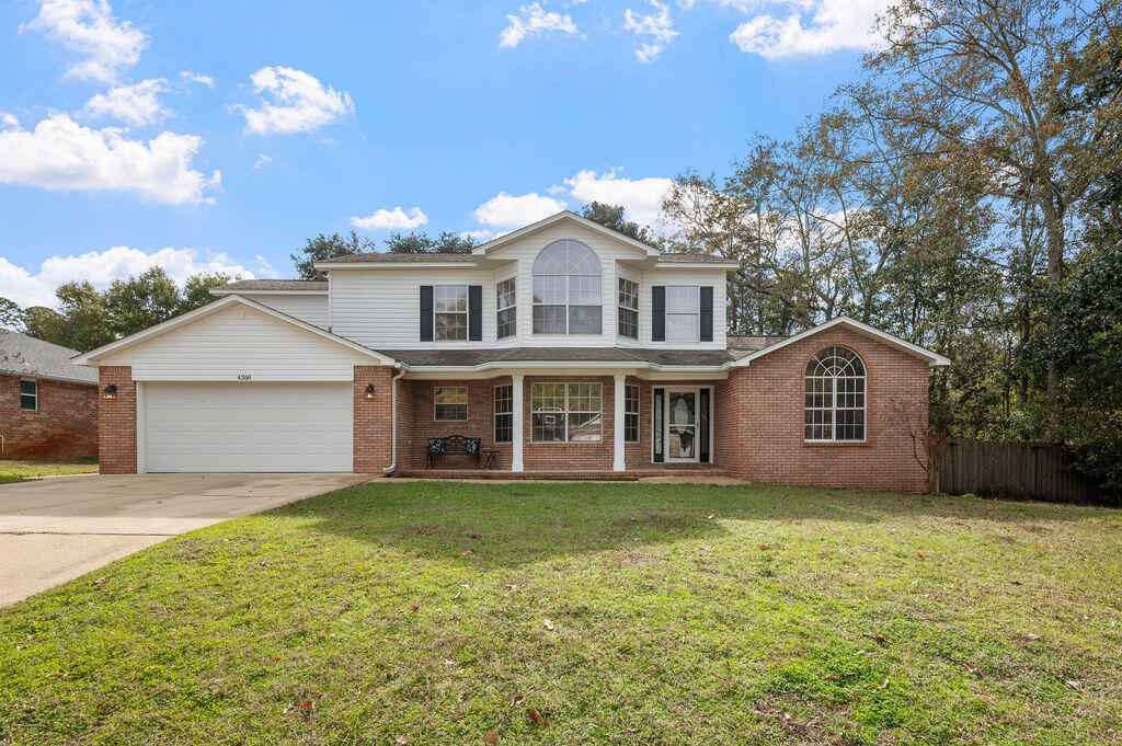 Multiple offers * Highest and Best due by 1/12/25 at 5pm *Charming 5-Bedroom Home in Niceville!Situated on a peaceful cul-de-sac, this delightful home exudes charm with its stunning curb appeal and welcoming covered front porch. Inside, the bright and airy living room features vaulted ceilings and opens to a large backyard, perfect for relaxation and gatherings.The kitchen has been tastefully updated with granite countertops, stainless steel appliances, including a new range and dishwasher from 2023. The entire home has been freshly painted in a crisp white hue and enjoys recently installed vinyl flooring. The custom-designed deck, large patio, and cozy fire pit make entertaining a joy, offering ample space for cookouts and socializing. The first floor includes two bedrooms, one of which is a luxurious master suite, renovated in 2022. The master retreat offers a spa-like bath with a soaking tub, a walk-in shower, and generous space for unwinding. Upstairs, three additional bedrooms provide plenty of room and storage.

This meticulously maintained home has seen several updates, including a new deck in 2018, a roof replacement in 2014, an HVAC system installed in 2022, a tankless water heater also from 2022, new vinyl flooring, and a fresh interior paint job. A termite bond is in place for added security.

Designed for modern living and ready to move in, this home is a perfect blend of comfort and style.