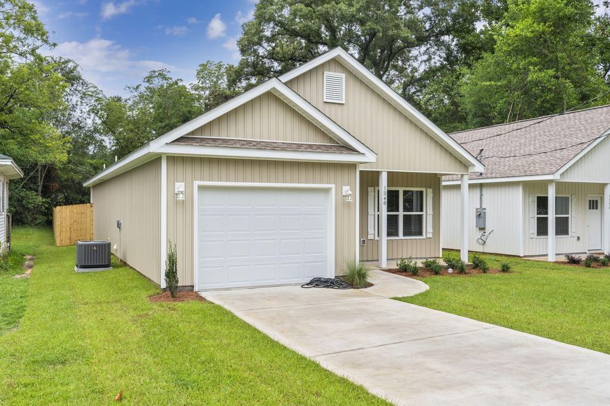 Welcome to quality-built affordable living by Clary Custom Builders! This brand new 3-bedroom, 2-bath, home with garage will have very low insurance rates, keeping your total monthly payments down! The central location in Crestview makes it super convenient, a quick drive to whatever you need! You'll fall in love with the open living/kitchen area with it's large, gorgeous island and overhang for extra seating - and y'all the PANTRY is HUGE - you've got to see it in person! This plan has it all and even more-there's a mud room right off the garage door, beside the laundry room!  The master bath has a double-vanity and large walk-in closet, too! You'll love the front and back porches! *Refrigerator included. Come to our Open House or schedule a Private Showing starting 07/24/25!