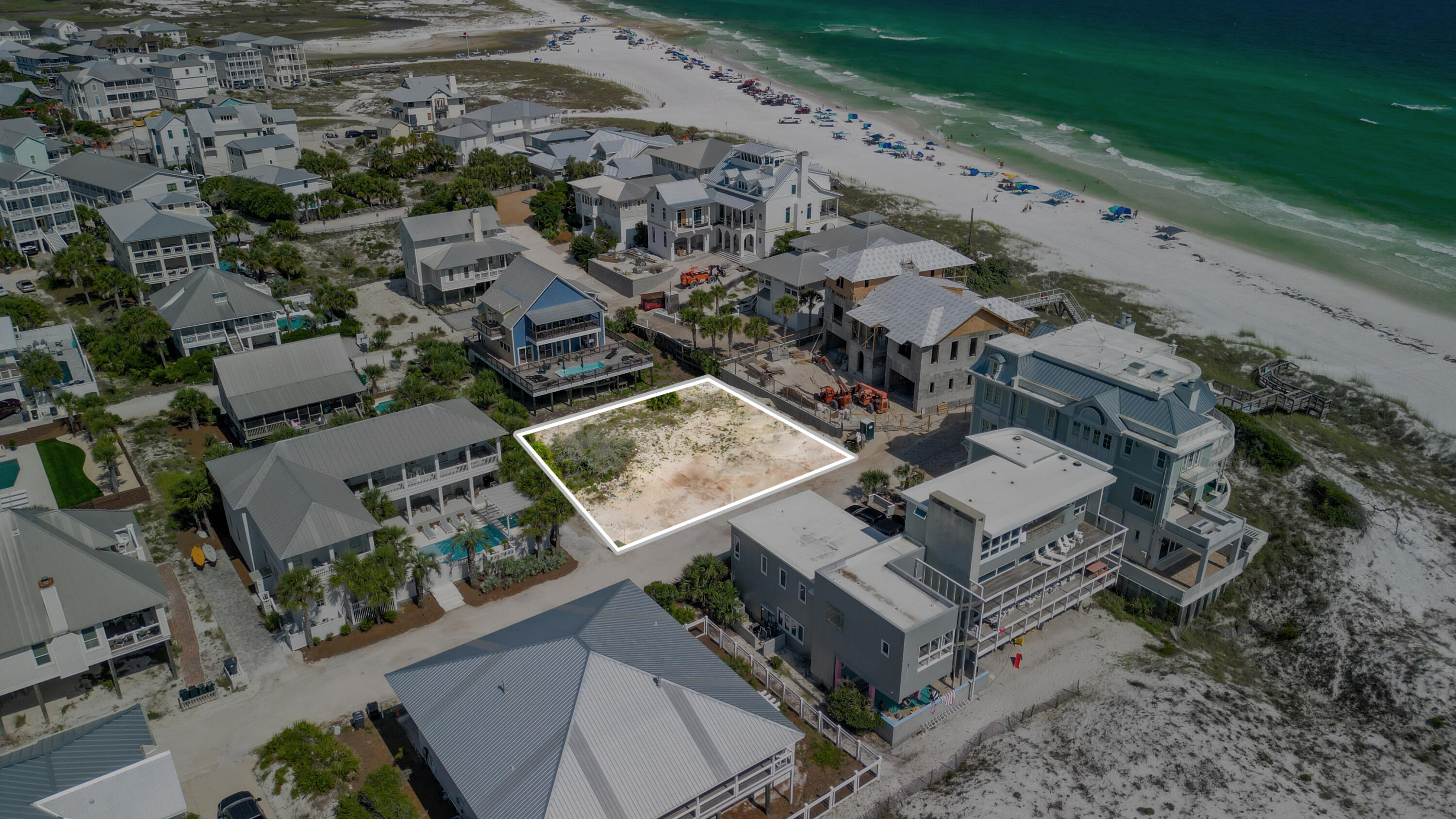 An incredible opportunity to own an oversized vacant parcel one lot off the Gulf and one lot off the Grayton Beach State Park. This is the last vacant lot on Lupine Road and one of the last large lots left in Grayton Beach. Lot 14 Lupine Road is 100x100 feet with the buildable footprint after setbacks being 85x65 feet (5,525 square feet) - allowing a large estate sized home if desired. Two beach accesses are just steps away & the western facing sunsets are unbeatable from this location. Come grab your piece of paradise today.