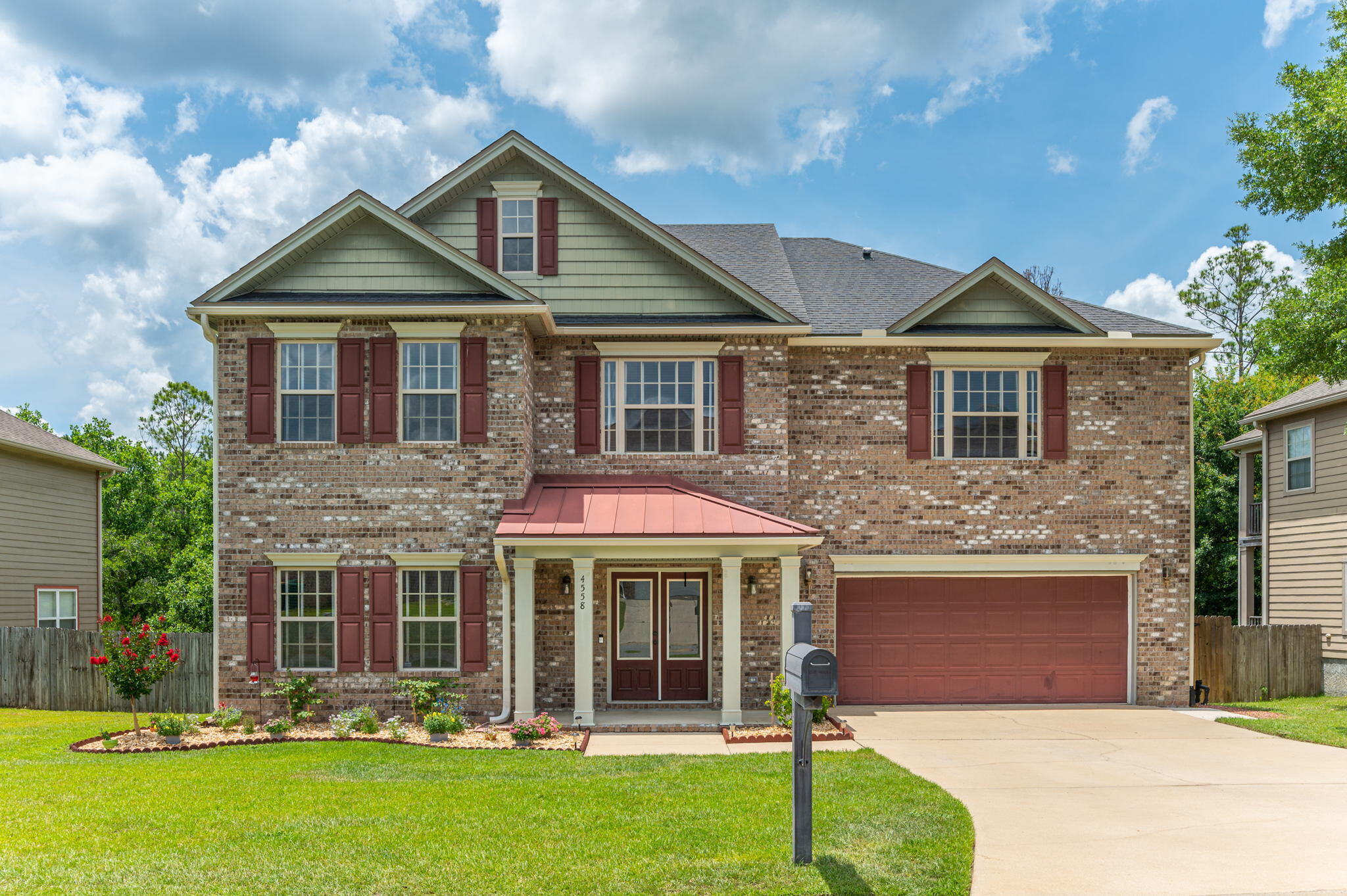 Within one of Crestview's southernmost neighborhoods, this 5 bed/3 bath home boasts loads of space perfect for entertaining!  Downstairs offers an open floorplan with a spacious livingroom, a generously sized kitchen and dining room, and an enclosed office. Head upstairs and you will find the stunning master bedroom that features an ensuite bathroom with oversized walk-in closets, double vanity, and a separate shower/tub. The additional bedrooms in this home are spacious as well. Head out back to your covered deck, fully fenced backyard, and enclosed workshop. Schedule your showing today! Buyer to verify all facts deemed important.