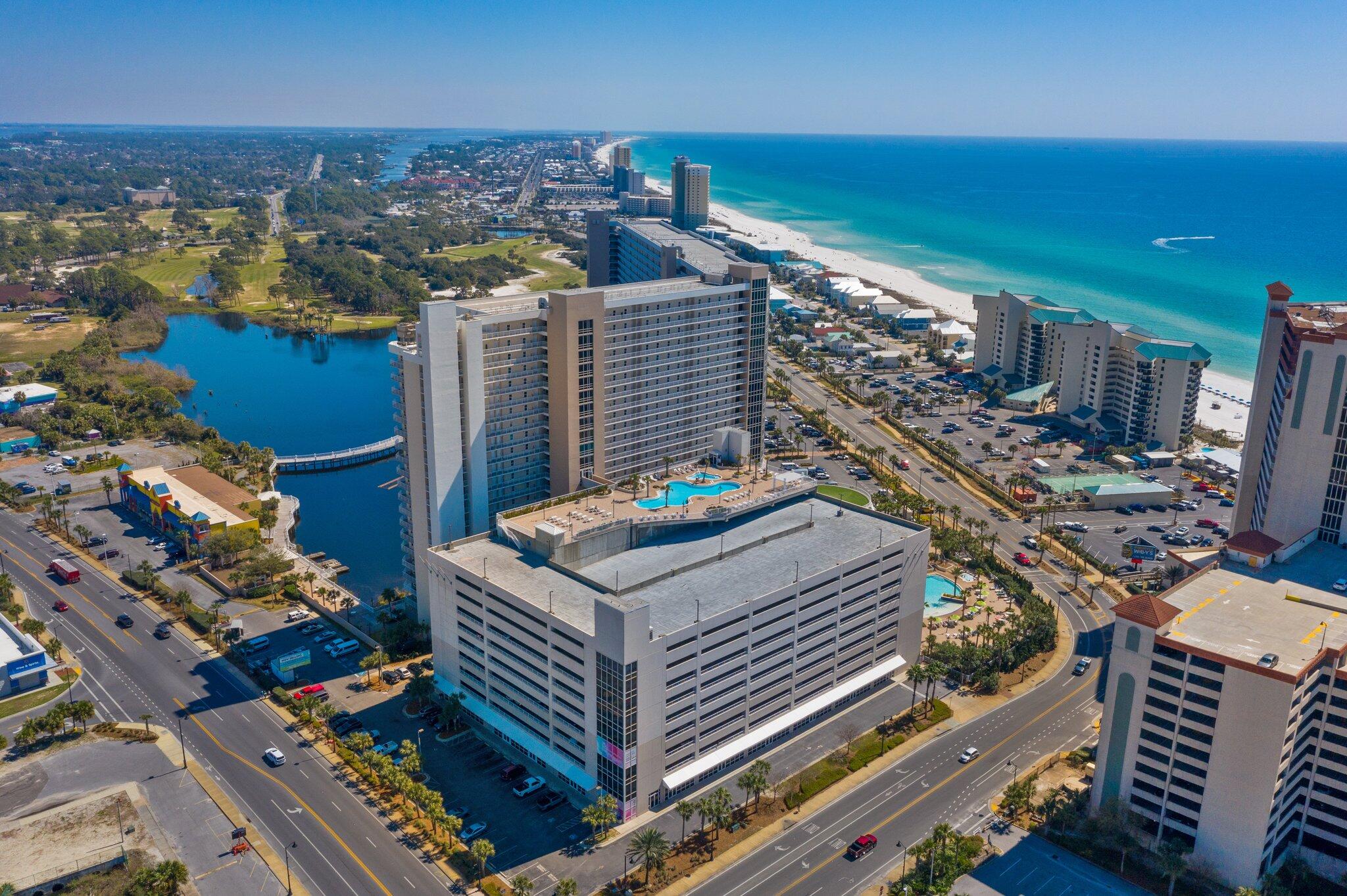 SELLER IS OPEN TO OWNER FINANCING OR RENTING THE CONDO LONG TERM/MID-TERM AS WELL. Discover your perfect beachside retreat in this fully furnished 1-bedroom, 2-bath condo with a bunk area, offering 1,047sqft of comfort. Located south of Grand Lagoon, you're just moments from stunning beaches and local attractions. Built in 2007, this condo features contemporary design and amenities. All utilities except electricity are covered. Families will love the proximity to top schools. Ready for immediate occupancy, this condo is in the heart of Panama City Beach, great dining, shopping, and entertainment in the area. Schedule a viewing today!