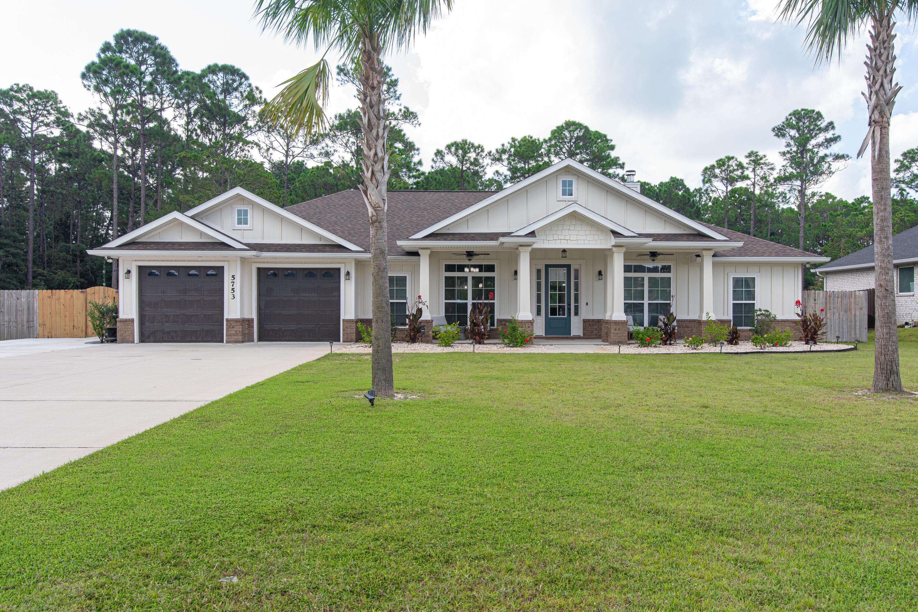SHOWSTOPPER! THIS HOME HAS IT ALL & WOWS AT EVERY TURN. Sitting on .71 of an acre this 4 BR immaculate home boasts a 2021 15x30 Gunite saltwater pool w/10' tanning ledge, 2 bubblers, 4 shooting jets, multi-color lighting, variable speed pump, ''Smart'' ALPHA IQ Polaris cleaner & Travertine border. ALSO a fully furnished 2021 308 sf guest house w/airbnb gross revenues last month and a half at $5K. This addition is SPECTACULAR! FEATURES INCLUDE: Full bathroom w/custom full shower & seamless glass, mini split AC unit, mini fridge, microwave, tankless hot water, butcher block counter top, crown molding, shiplap feature wall, smart lock, fine appointments throughout, electric FP, separate drive & private walk inviting guests to the front door. Exceptionally done!! The MAIN HOUSE is...