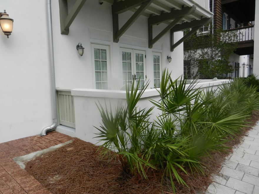 Great rental income! Fully furnished 1st floor unit with heart pine floors through out with tile baths - new beautiful sofa sleeper and plush chairs in living (with Sunbrella slipcovers). No stairs or elevator needed for entry making access so easy and right on St Augustine park.