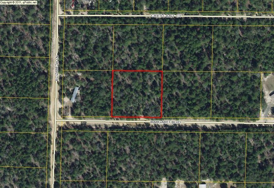 Near Eglin AFB- and the I-10 exit and Hwy 285 exchange.....this hard to find 1 acre lot just east of the intersection of Hwy 285 and Hwy 90 off Watson Road in the Mossy Head community. Great location to build or place your manufactured home.