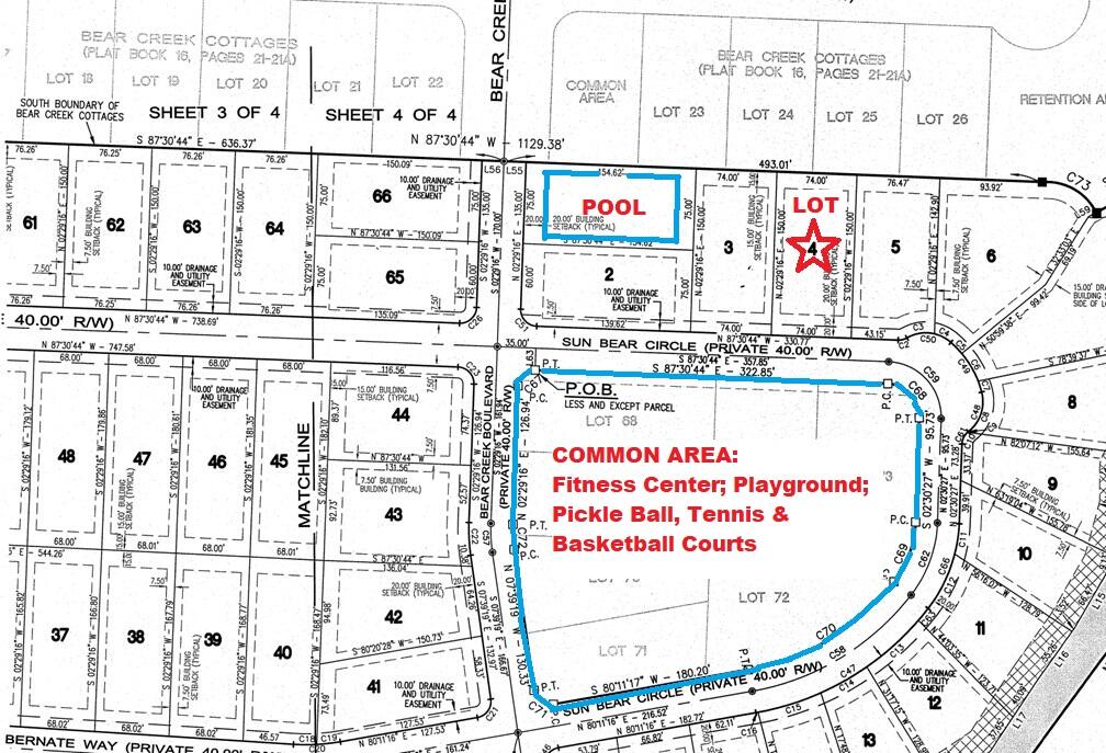 Bear Creek Cottages 1st Addition - Land