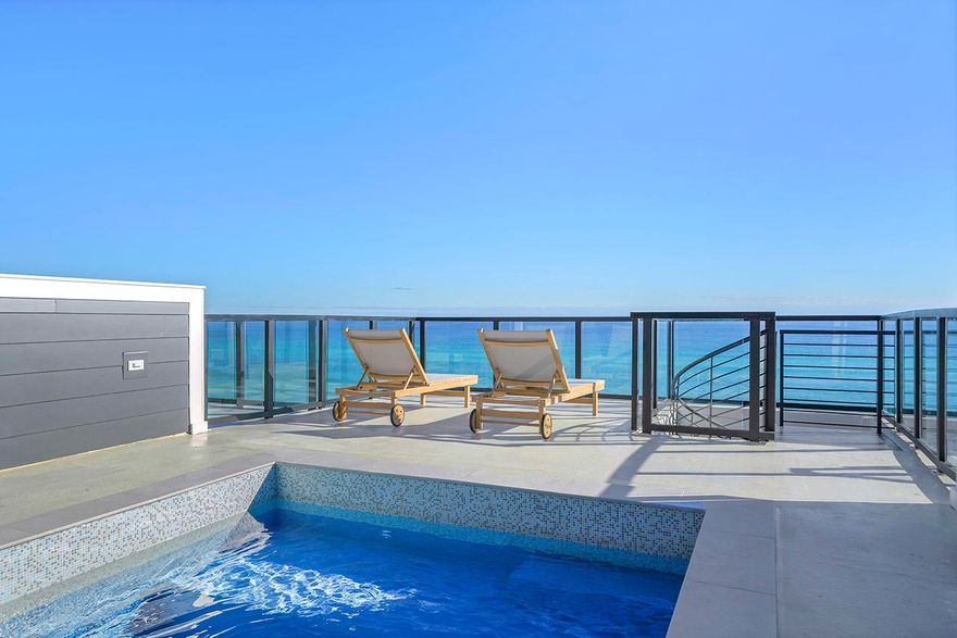 Henderson Beach Villas set a new trend in sophisticated coastal lifestyles on the Emerald Coast. Since completion in early 2021, residents enjoy private beach access, luxurious in-unit amenities, elegant design, and a premier location in Crystal Beach. Villa #8 presents a rare opportunity to own one of the area's most anticipated luxury beachfront projects. While many properties tout gulf-front luxury, few can also boast a private movie theatre, private rooftop gunite pool, 4 floors of outdoor space, and an in-unit elevator. Professionally designed by Duce & Co, this 3,160-sqft, 6-bedroom villa features 4 floors of luxurious interiors with porcelain and hardwood floors; high-impact retractable glass sliders; 10' first-floor ceiling; quartz, marble, and quartzite
