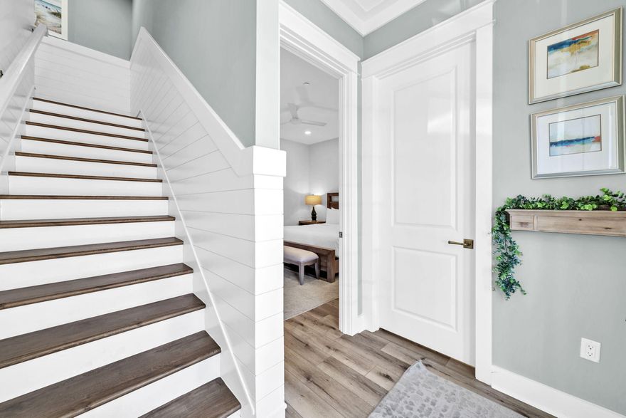 THE PERFECT luxury beach getaway! 3 bedrooms, a FOURTH media room PLUS a bonus space AND a 2 car garage!? This home is set up for everyone and everything! Sleek, modern furnishings, this home is sold fully furnished and turnkey! Location is everything and this retreat backs right up to the lush green space, perfect for pets or play, and is just steps to the lazy river resort pool & cafe! Enjoy all of the world class Resort Amenities PLUS owners receive exclusive club access to special events AND dining discounts across the resort!  Beach access is TOP TIER with privacy AND food & drink service! Spend the day at the beach or unwind at the spa, the adults-only pool, or rooftop lounge! Dine at SIX restaurants, grab coffee or ice cream; there is so much to do all within the resort! There really isn't another property that checks this many boxes!This home is currently on a rental program and has strong rental numbers! Come see what the Henderson life is all about!