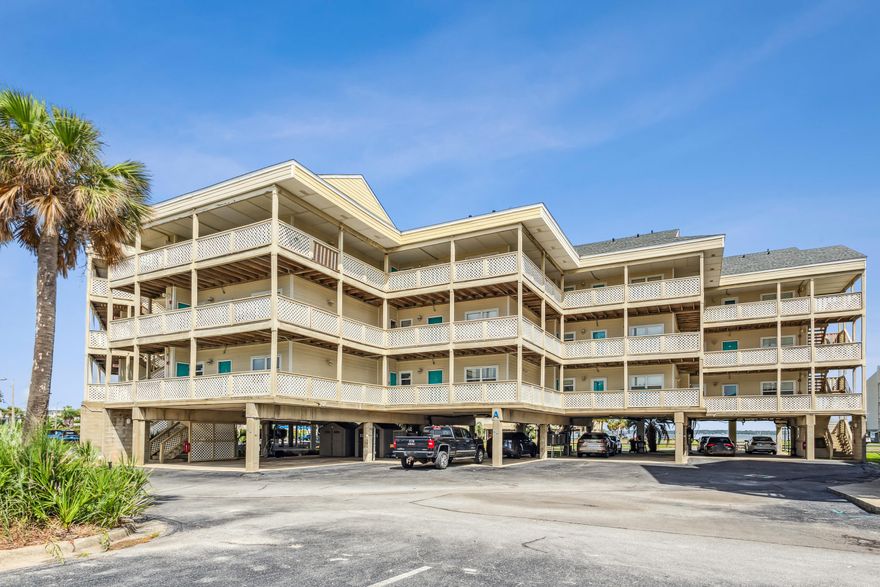 Welcome to Baywatch Condominiums, set on a tranquil Soundside location with views of the Gulf, Sound, Intercoastal, and a private community pool. This fully furnished 2 bedroom, 2 bath is ready to be someone's new primary residence, vacation home, or rental investment. The open kitchen has stainless steel appliances, quartz countertops, under-cabinet lighting, and recessed lighting. The Master Suite has balcony access and a private bath with an oversized vanity. The private rear balcony offers spectacular views of the Sound with gorgeous sunsets. Located on pristine Pensacola Beach, gives you easy access to the Pensacola Beach Fishing Pier, and the Boardwalk with shops, restaurants, and nightlife being just a few minutes away. Baywatch is a well-kept waterfront community offering bike, kayak, and paddle board storage. The unit has covered parking for 2 cars and a small lockable storage closet located right outside the front door. Don't miss your chance to own this slice of paradise