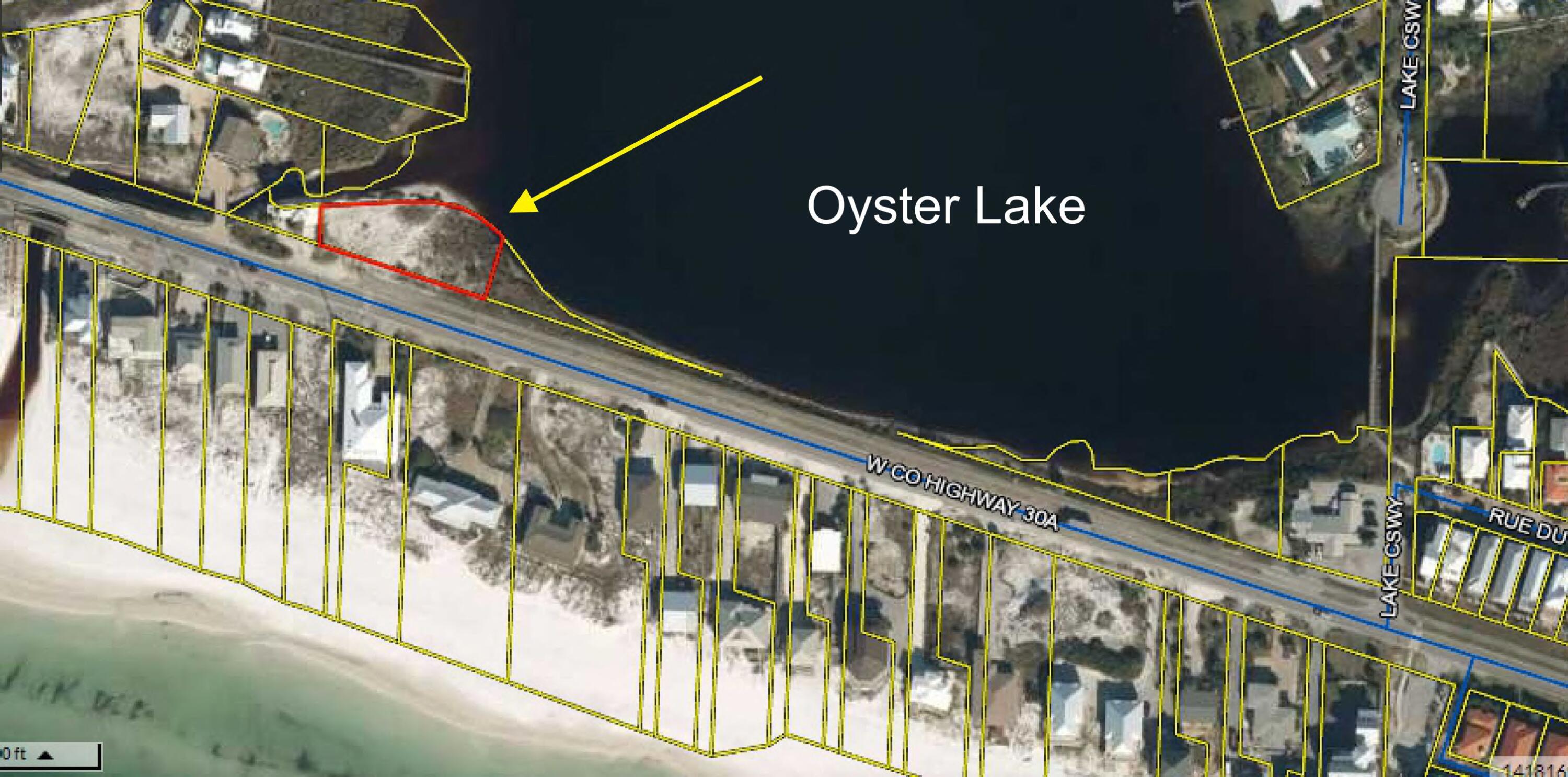 Only one like it!! Reap the benefit of a lake front  right across the street from the Gulf directly on 30A.  Your very own beach-front lake.