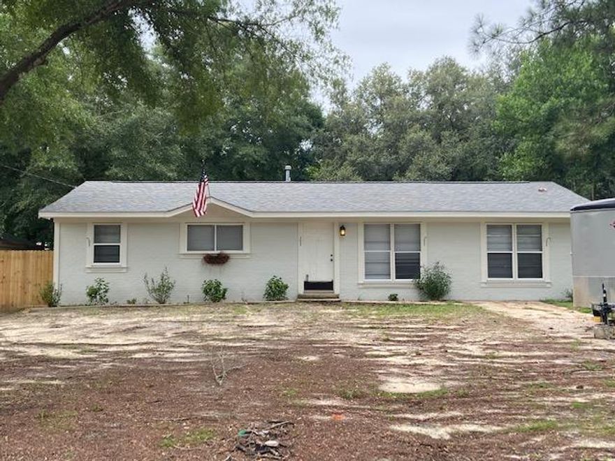 Newly Refurbished and Move-in Ready.Don't miss this one. Close to everything, yet tucked away. Remodeled to create new 4th bedroom and 2 bath.New roof, newly painted exterior, new fencing. Oversized covered porch on back. Every room redone.