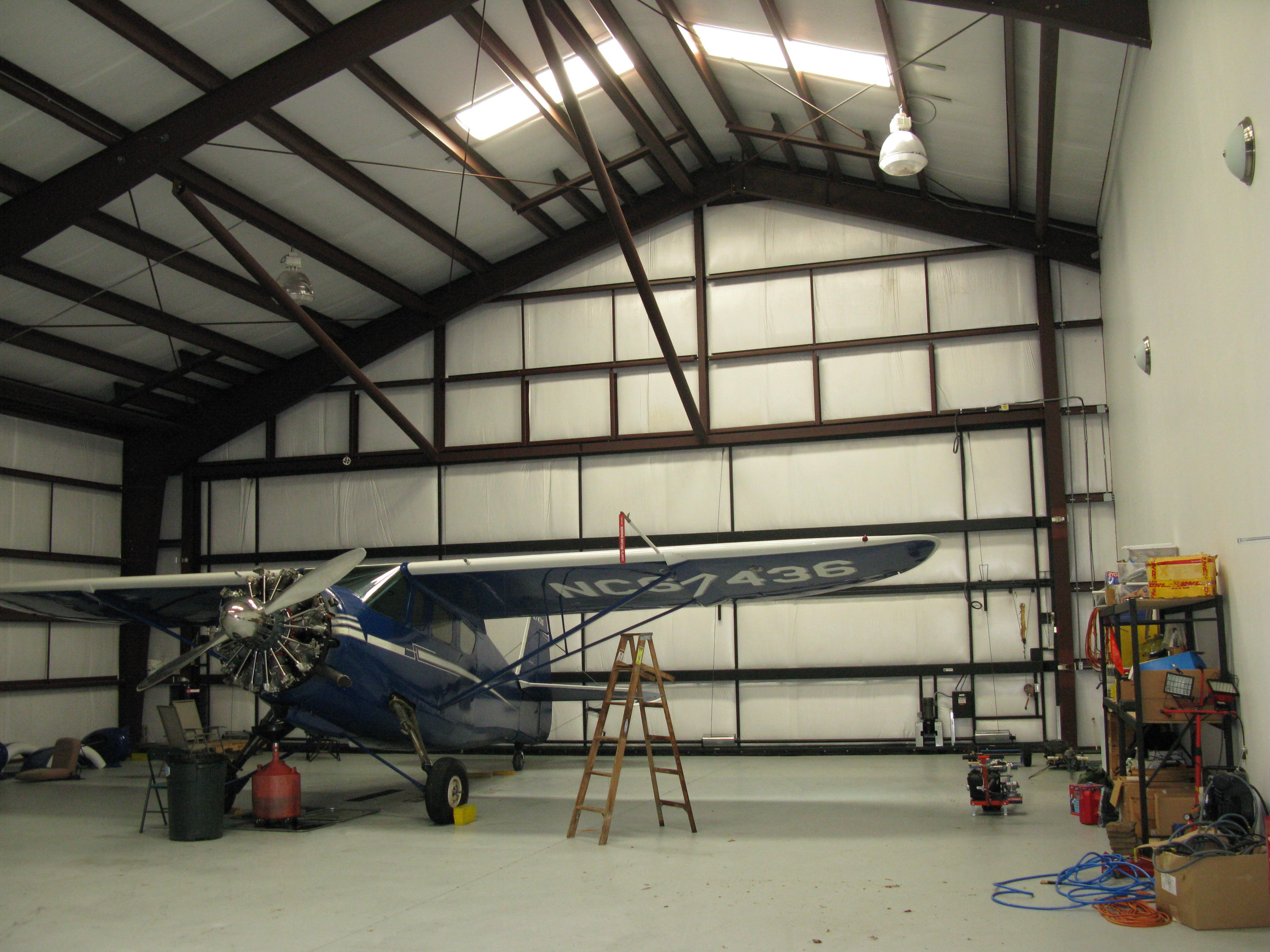 Amazingly beautiful home inside a hanger!