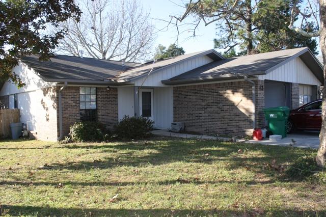 Spacious and updated townhouse in Shalimar right off Eglin Parkway. Split bedroom floor plan with large living area, two full bathrooms, and one car garage. Updated kitchen, fresh paint, and brand new flooring. Large corner lot, fenced back yard, and wooden deck. Excellent location right off Eglin Parkway with quick and easy access to Eglin AFB, shopping, and dining.