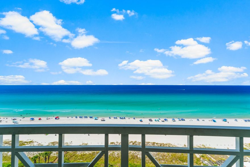 Welcome to your exclusive retreat on the pristine shores of Panama City Beach, Florida. This luxury two-bedroom, two-bathroom condo offers an unparalleled beachfront living experience, perfect for a serene escape or a prime investment opportunity. Step inside to sweeping Gulf views and an oversized balcony with a grill, ideal for savoring morning coffee, sunset relaxation, or an evening barbecue. The open-concept design floods the space with natural light, complemented by a gourmet kitchen featuring quartz countertops and stainless steel appliances. Both bedrooms offer stunning Emerald Gulf views, with the primary suite featuring a king bed, an en-suite bath with dual vanities, a walk-in shower, and a garden tub. The second bedroom is equally inviting, with its en-suite bath and additional bunk space. En Soleil, one of Panama City Beach's most sought-after gated communities, extends luxury beyond your front door with 6,500 square feet of pools, hot tubs, and Mediterranean-inspired gardens. Enjoy direct access to the sugar-white sands of the Gulf Coast or stay active at the on-site fitness center. This condo isn't just a home, it's a lifestyle blending relaxation, recreation, and luxury. Its prime location and high-end finishes make it both a personal retreat and a lucrative investment. Don't miss your chance to own a piece of paradise at En Soleil. Schedule your private showing today.

**LENDER INCENTIVES: Closing cost credit and/or rate buy-down available from preferred Lender. Contact Listing Agent for more information.**