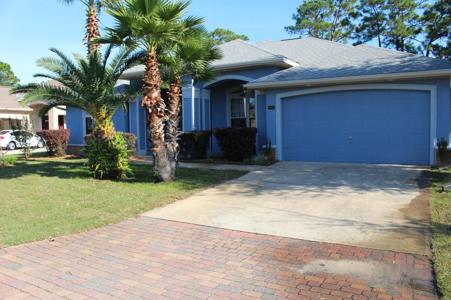 Gorgeous home in sought-after Chardonnay Estates. As you enter this home you are greeted with soaring ceilings and a functional, open floor plan. Your dining room is to your right and through a hallway with a wet bar area opens up to your spacious kitchen. Tons of countertop and cabinet space. The laundry is off the kitchen with the entrance to the garage. A massive fireplace is the centerpiece of the home, separating the kitchen/dining area and the lavishly spaced living area. The two additional bedrooms are off the foyer, with a Jack and Jill bathroom and a separate half bath on this wing of the home. The large Master Suite is off the living room with an additional entrance to the Florida Room. The master bathroom has a separate shower, garden tub, and his and her vanities. There is a Florida Room from the living area and French doors that lead you outside to your massive deck. Plenty of room for a grill, patio set, and a hot tub for these wonderful, crisp winter days. Stairs guide you to your fenced-in backyard. Tons of room for play-sets, a trampoline, or even a batting cage area; definitely a backyard for the active family!