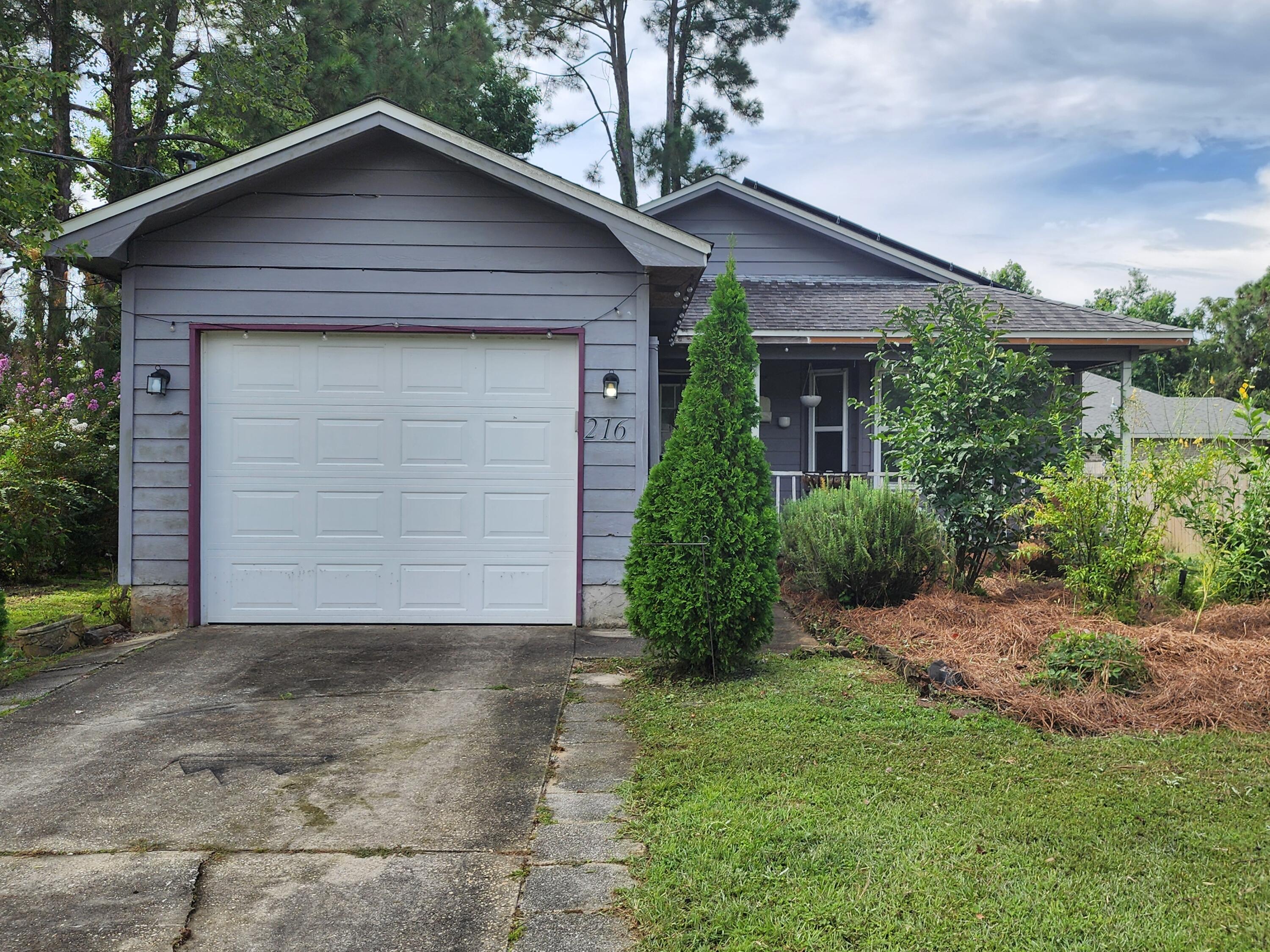 Prime location--just 10 minutes from Hurlburt Field and 25 minutes from Eglin AFB! This 3-bedroom, 2-bath cottage is ready for a new owner's vision. The home features a dimensional shingle roof (2013), tile and laminate flooring, updated windows and sliding glass door (2016), an irrigation system with St. Augustine grass (2016), and solar panels, providing future energy savings. It needs some TLC on the siding, deck, kitchen, and bathroom floors, making it perfect for buyers wanting to customize their home or investors looking for a project. Cash buyers or buyers using rehab loans are welcome.