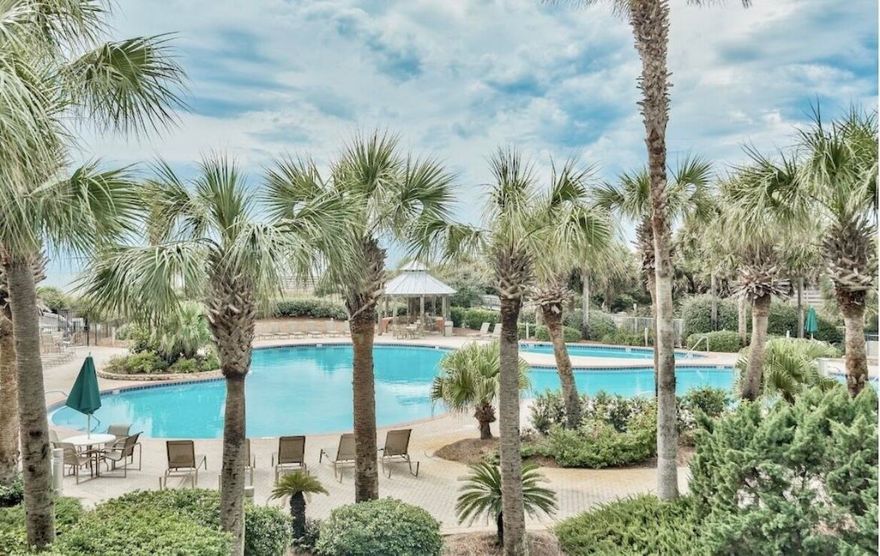 The Crescent is a highly desirable low density condominium building located in a quite area along Scenic 98 in Miramar Beach. Enjoy Gulf views from this 2br/2ba unit on the elevated 1st floor. Updated interior with tile flooring, modern kitchen, and open floor plan. The master bedroom is gulf front with access to a large balcony. Floor-to-ceiling glass windows and doors provide an abundance of natural light with breathtaking views over the lagoon pool and beach. Additional amenities include a large pool, fitness center, dedicated beach access with private beach, and more. Perfectly located near dining, shopping, and many other attractions. Owners currently use frequently with family and friends. Gross rental potential exceeds 65k. This is the best priced unit in the building.