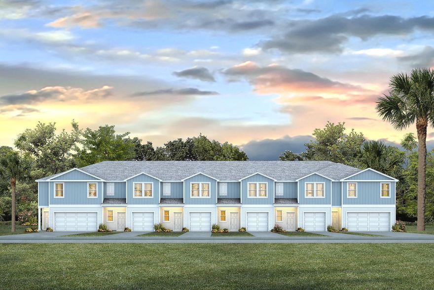 Welcome Forest Shores Villas! The thoughtfully designed exterior unit offers 4 bedrooms, 2.5 bathrooms, and a 2-car garage. As you enter inside, you will feel right at home with beautiful EVP flooring at your feet, leading you to the open living room and kitchen or the spacious upstairs. In the kitchen and bathroom, you will find gorgeous quartz countertops and stainless-steel appliances in the kitchen. For added security, every home comes equipped with Our Home is Connected package, which offers many convenient devices. Located across from the Santa Rosa Sound, you will find glistening Gulf Coast beaches a within a short drive and local stores/restaurants just around the corner. These homes offer easy access to Hurlburt Field (just a 10-minute drive) and Navarre Beach (15 minutes away).