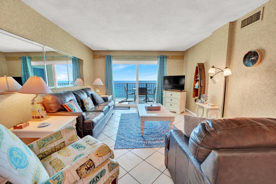Rarely on the market in Panama City Beach!  Gulf front facing one bedroom 2 full bathrooms in Regency Towers. Fully furnished and rental ready for you, and just in time for peak season.  **Attention Investors** This unit produces $30k annually.  Future bookings will transfer to you upon request. You will not find another gulf front unit with this sq footage at this price in PCB!  Open House Sunday June 12, 1-4 come enjoy the view. Regency Towers boasts two large pools one heated year round, a full service tiki bar & grill, convenient mart, indoor hot tub with bathrooms, kiddie pool, outdoor showers, exercise facility, billiards room, multiple picnic areas with grills, and plenty of in house activities offered year round