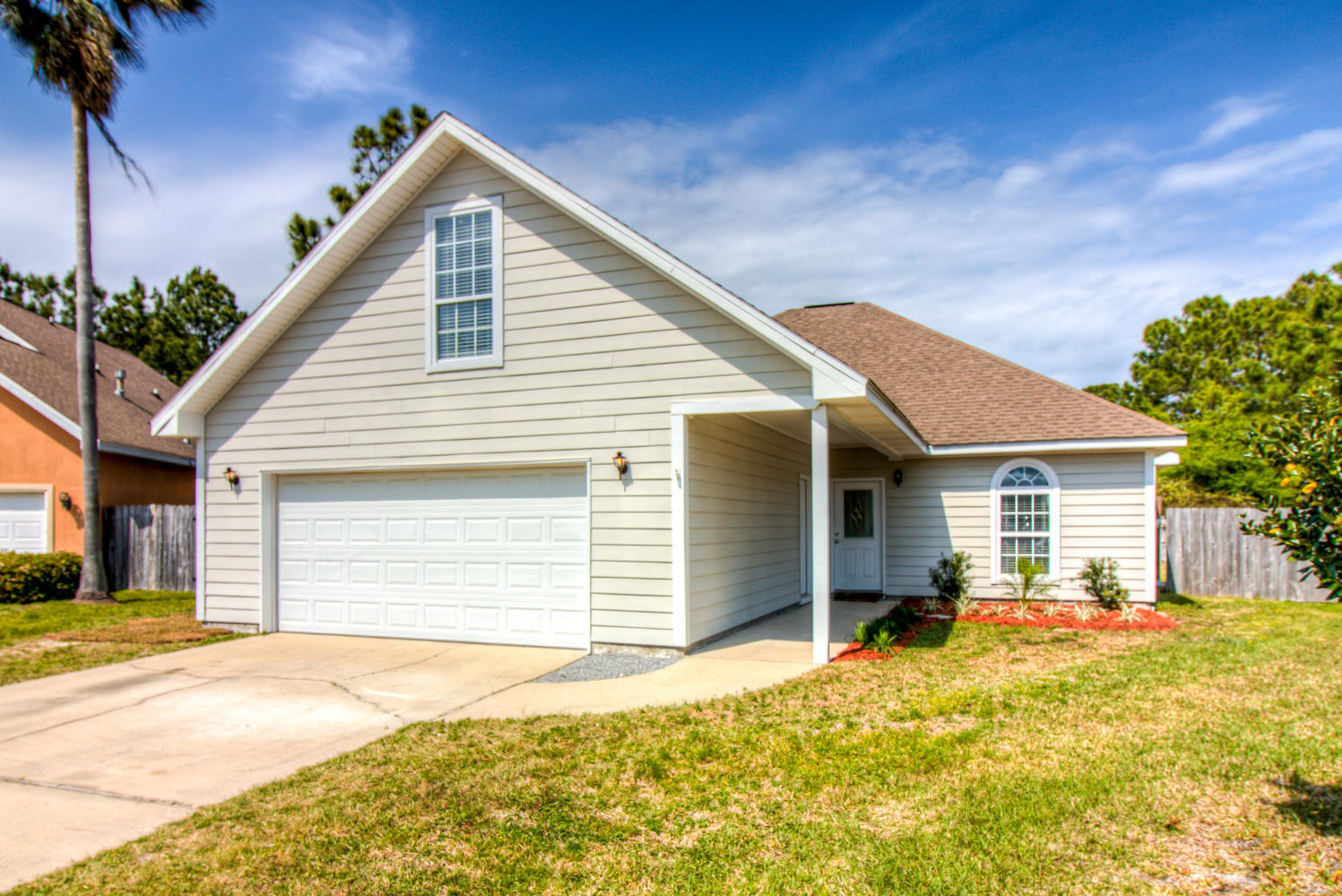 Want to downsize, but not quite ready for a condo?Amazing opportunity to own this move in ready Miramar Beach Home, located within walking or biking distance to the beautiful South Walton Beaches- just off Holiday Road. Ample room to add a 3rd bedroom if desired.This home offers spacious rooms, a great privacy fenced back yard, and reasonable HOA dues- complete with a community pool.Downstairs, you will find a very large great room with a desirable open floorplan and a wet bar. In the great room there is a large built-in desk/ workspace area.The master bedroom is oversized, as is the enormous walk in closet. The Master ensuite bathroom is also very spacious and has his and hers sinks with ample storage, as well as a separate shower and jacuzzi tub.
