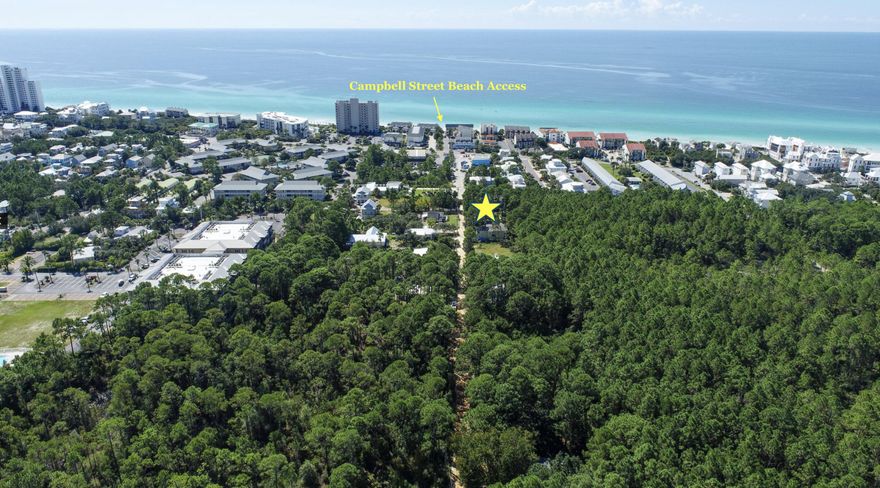 Here's your opportunity to build your dream beach home! Located in Flood Zone X and only 1300' to the beach with multiple accesses. No HOA or build out time. A mile to Seaside and other shops and restaurants close by. Buyer to verify all information and dimensions.
