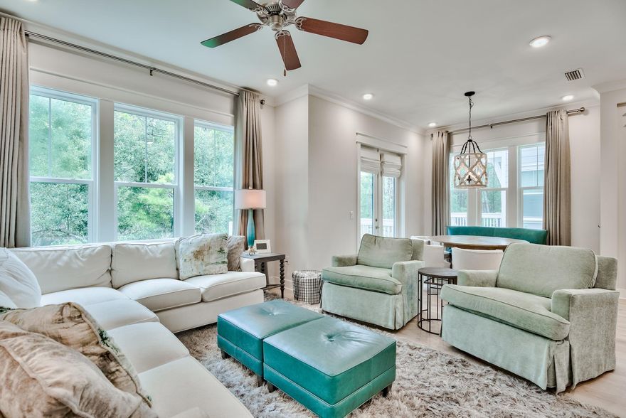 Live stylish and luxurious in this professional designed three bedroom townhome in the highly desirable community of Prominence North, surrounded by state park in addition to extra separation between units gives you ultimate privacy with fantastic views of the scenic preserve. A highly appointed newly constructed ''one of a kind'' (B) unit from phase 3 has three-bedrooms, two and half-bathrooms, a two-car garage and includes $15k of additional, stunning upgrades throughout! This immaculate & impressive unit is an unusual find in Prominence North having never been rented and is professionally decorated in clean, crisp neutral tones to perfectly complement the open & airy space filled with abundance of natural light. Strong rental potential of $50,000.00 per year with low monthly HOA!!