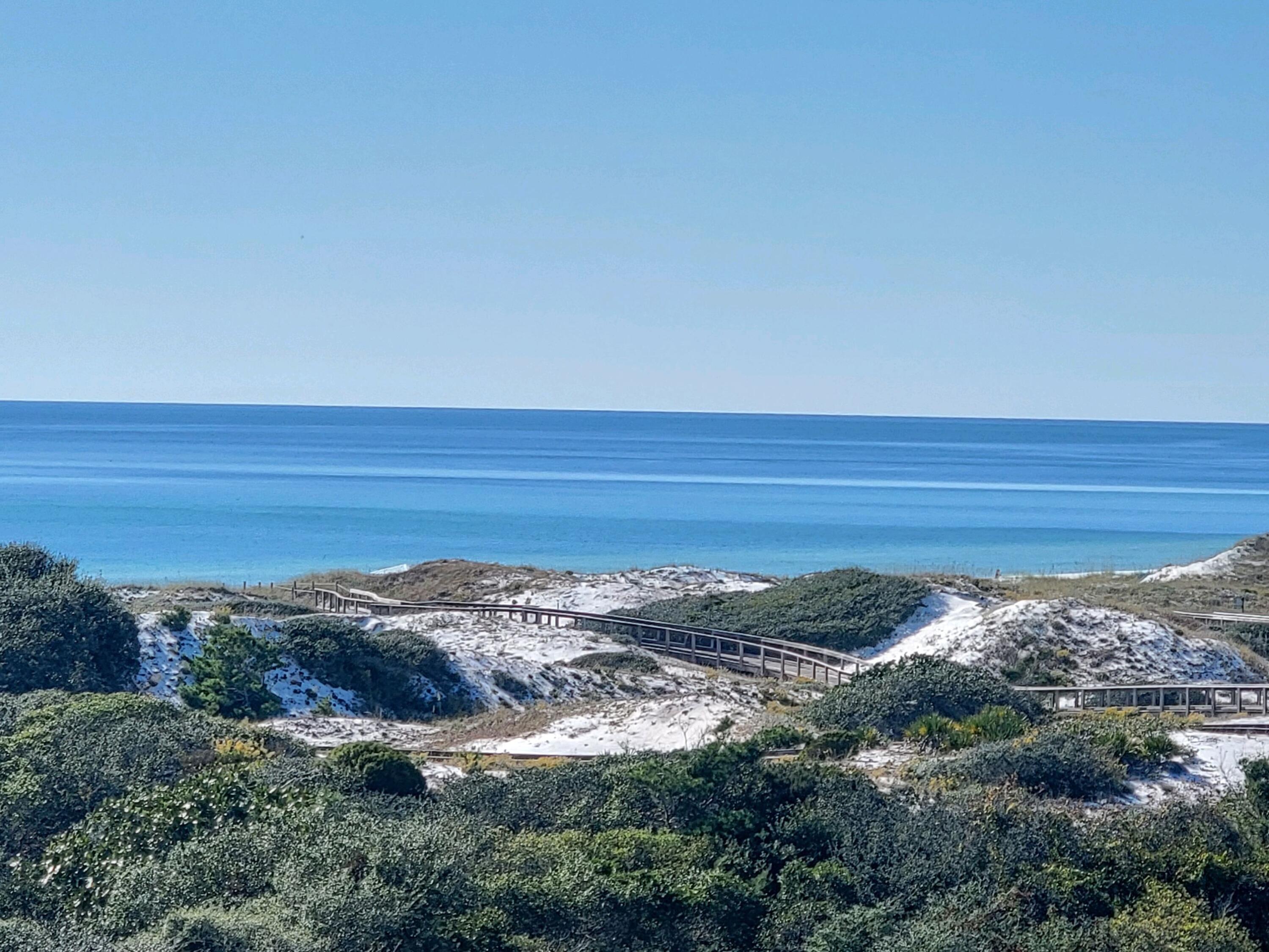 Located in one of the most prestigious communities along the entire Emerald Coast, this spectacular unit offers the top floor, southwest sunset views that have brought all of us to this paradise. Regardless if you wish to keep this hidden gem for yourselves, or enjoy healthy cash-flow, this experience is your windfall for the taking. This two-bedroom, two-bath condo features a wrap-around balcony overlooking the Gulf, shoreline, community pool and equally beautiful residences. This quiet, rust