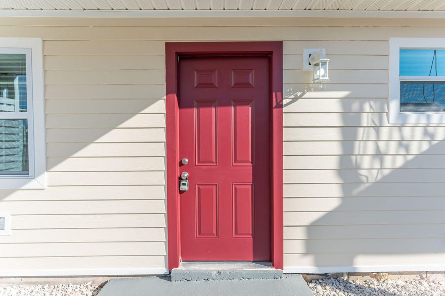 **** TOTAL REMODEL!   Front elevation features new cement fiber board siding on first floor and new balcony decking on second.  Roof 2024, HWH 2023, HVAC replaced 2018.  Step inside to enter the open floor plan of your dreams with Shaker-style Cabinetry, Butcher Block counter tops and new LVP Flooring, Backsplash, Floating Shelves, Recessed Lighting, Custom Shiplap Island, and NEW Stainless Steel Appliance Package.  Bathrooms feature all new accessories and Vanities with Granite Counter tops.  First floor Half Bath includes Laundry Closet for your convenience.  Step through French Doors to the Backyard with NEW DECK, Astro Turf lawn, and covered Seating and BBQ Area!  This unit has a LOW HOA FEE OF $77 / MONTH plus a New Roof will save on insurance!