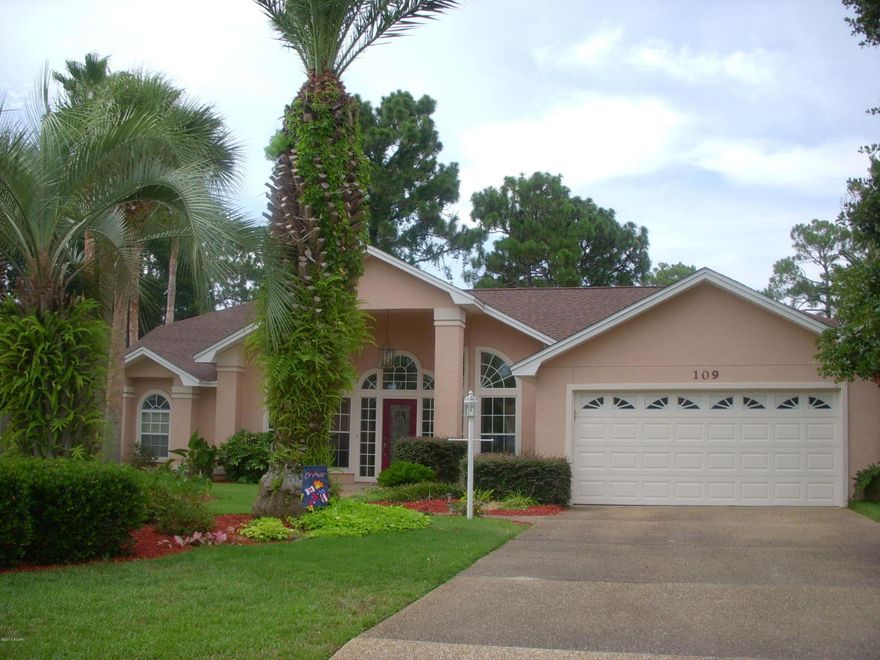 This home in Palm Bay (No association fees)is move in ready. It has an Open split floor plan with lots of windows for lots of natural light. Porcelain tile floors 10 & 12 foot ceilings, new roof in 2012, water heater 2015, HVAC 2015. The family room has a gas fireplace and surround sound. The screened gunite pool with waterfall was resurfaced & retiled in 2012. There is plenty of yard for the pets to enjoy. The central vacuum system makes clean up a snap. The home wired for a security system. All this home needs is you!